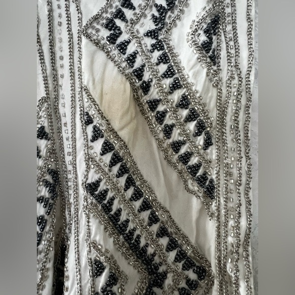 CLEOBELLA Beaded Waterfall Open Front Jacket size small - Picture 7 of 10